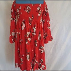 Torrid Floral Off the shoulder dress